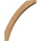 Ekena Millwork 3 1/2"W x 40"D x 40"H Thorton Smooth Knee Brace, Western Red Cedar BRC04X40X40THR00SWR - alternate 1
